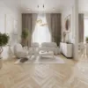 Obrazek Panele podłogowe wodoodporne jodełka Dąb Monza 8mm AC5 Herringbone WR 68568