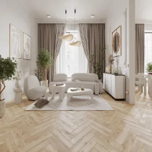 Obrazek Panele podłogowe wodoodporne jodełka Dąb Monza 8mm AC5 Herringbone WR 68568