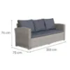 Obrazek Komplet mebli ogrodowych Bjerka 13275 grey