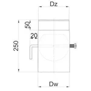 Obrazek Rura szyber SZK150-BERTR09
