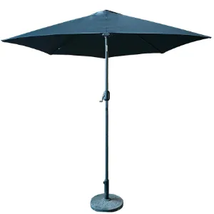 Obrazek Parasol półkolisty Modena 270x135 cm YQ-108 antracite