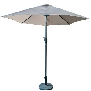 Obrazek Parasol półkolisty Modena 270x135 cm YQ-108 beige