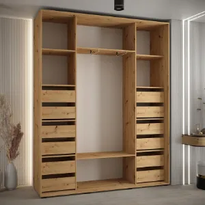 Obrazek Szafa Lanko 1-200 (45) biały/artisan