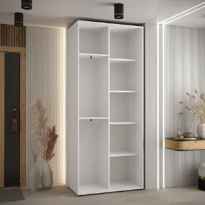 Obrazek Szafa Lanko 2-110 (45) biały/artisan
