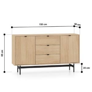 Obrazek Komoda 05 Reynos Dąb Mavelie