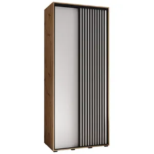 Obrazek Szafa Lanko 1-110 (60) artisan/biały