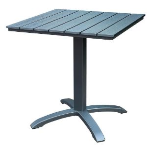 Obrazek Stół aluminiowy 70x70 black