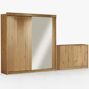 Zestaw szafa Royal 203 wotan + komoda Royal 150