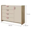 Obrazek Komoda Lexi 9 Cremona/Macadamia/Róż