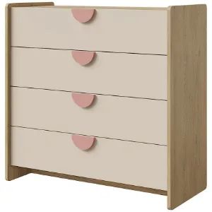 Obrazek Komoda Lexi 10 Cremona/Macadamia/Róż