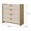 Obrazek Komoda Lexi 10 Cremona/Macadamia/Róż