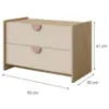 Obrazek Komoda Lexi 11 Cremona/Macadamia/Róż
