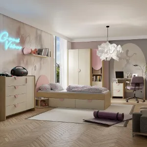 Obrazek Komoda Lexi 11 Cremona/Macadamia/Róż