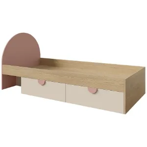 Obrazek Łóżko Lexi 13l/P Cremona/Macadamia/Róż