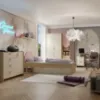 Obrazek Regał Lexi 4l Cremona/Macadamia/Róż