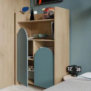 Obrazek Regał Lexi 5l Cremona/Macadamia/Morski