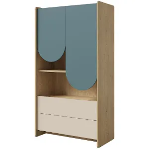 Regał Lexi 6 Cremona/Macadamia/Morski