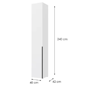 Obrazek Szafa Slim 1d S01 Biała