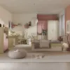 Obrazek Szafa Lexi 2 Cremona/Macadamia/Róż