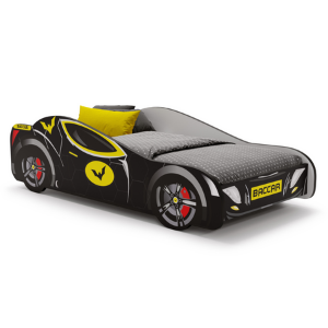 Obrazek Łóżko dziecięce auto Batcar black 160x80