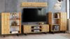 Obrazek Szafka RTV 135 cm loft dąb craft złoty