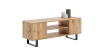 Obrazek Szafka RTV 135 cm loft dąb craft złoty