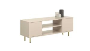 Obrazek Szafka RTV 135 cm Kaszmir, nogi złote