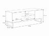 Obrazek Szafka RTV 155 cm loft dąb craft złoty