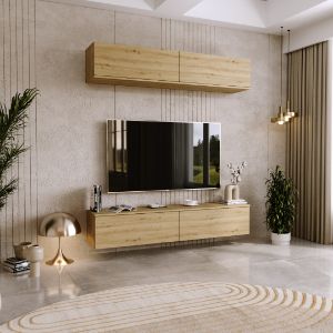 Obrazek Szafka RTV Nicole  160 cm - kolor Dąb artisan