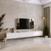 Obrazek Szafka RTV Nicole  80 cm - kolor Biały