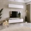 Obrazek Szafka RTV Nicole  80 cm - kolor Biały