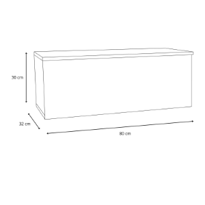 Obrazek Szafka RTV Nicole  80 cm - kolor Dąb craft