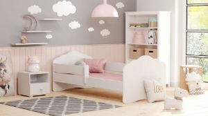 Obrazek Łożko dziecięce FALA z barierką 160x80