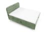 Obrazek Łóżko kontynentalne Lottin 180x200 zielony