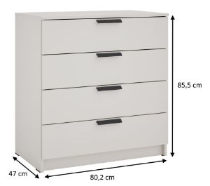 Obrazek Komoda z szufladami Ava 03 4S kaszmir