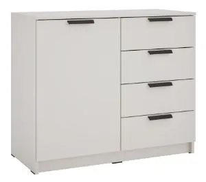Obrazek Komoda jednodrzwiowa z szufladami Ava 01 1D4S kaszmir