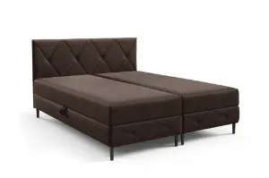 Łóżko kontynentalne Barkello 140x200 brązowy