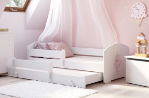 Obrazek Łóżko podwójne LUK 160x80 Księżniczka w koronie