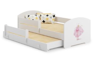 Obrazek Łóżko podwójne LUK 160x80 Księżniczka w koronie