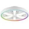 Obrazek Lampowentylator SAVIR WHITE CCT+RGB 66935