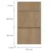 Obrazek Front kuchenny D40s3  T8 K282 Dąb Cremona Grii