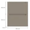 Obrazek Front kuchenny D60in Q2 K204 Capuccino Mat Gri