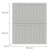 Obrazek Front kuchenny D60in  H5 K252 Biały Gr I