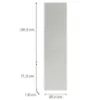 Obrazek Front kuchenny D60rwn(L/P) L9 K900 Bianco Hg Griii