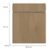 Obrazek Front kuchenny D60s1 P T8 K282 Dąb Cremona Grii