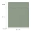 Obrazek Front kuchenny D60s1(L/P) O6 K-279 Oliwka Grii