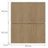 Obrazek Front kuchenny D60s2  T8 K282 Dąb Cremona Grii