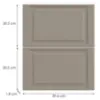 Obrazek Front kuchenny D60s2  V6 K257 Kaszmir Mat Grii