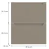 Obrazek Front kuchenny D60s2  Q2 K204 Capuccino Mat Gri
