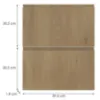 Obrazek Front kuchenny D60s2+1  T8 K282 Dąb Cremona Grii